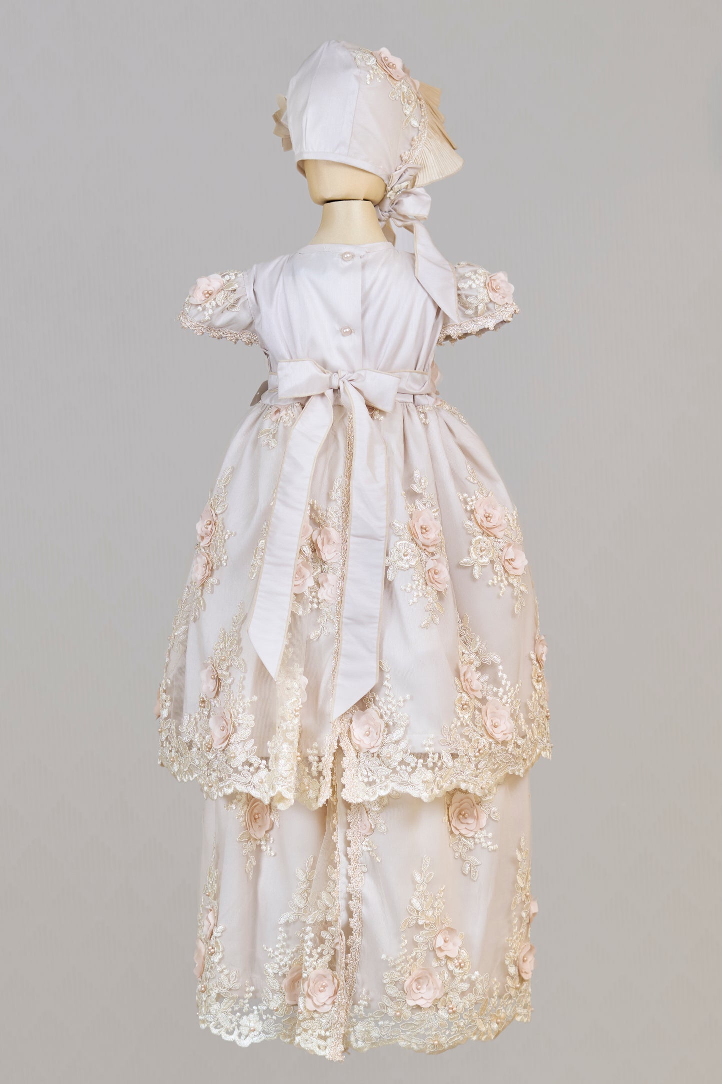 Ropón bautizo niña desmontable 98-Isabel