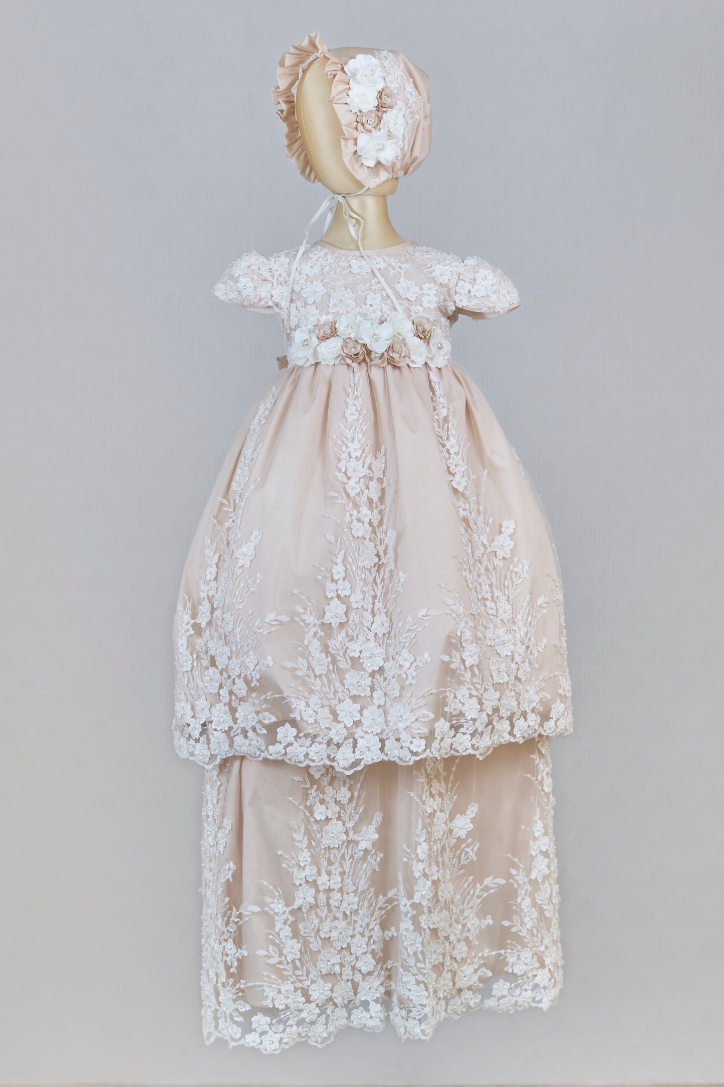 Ropón bautizo niña desmontable 145-Isabella