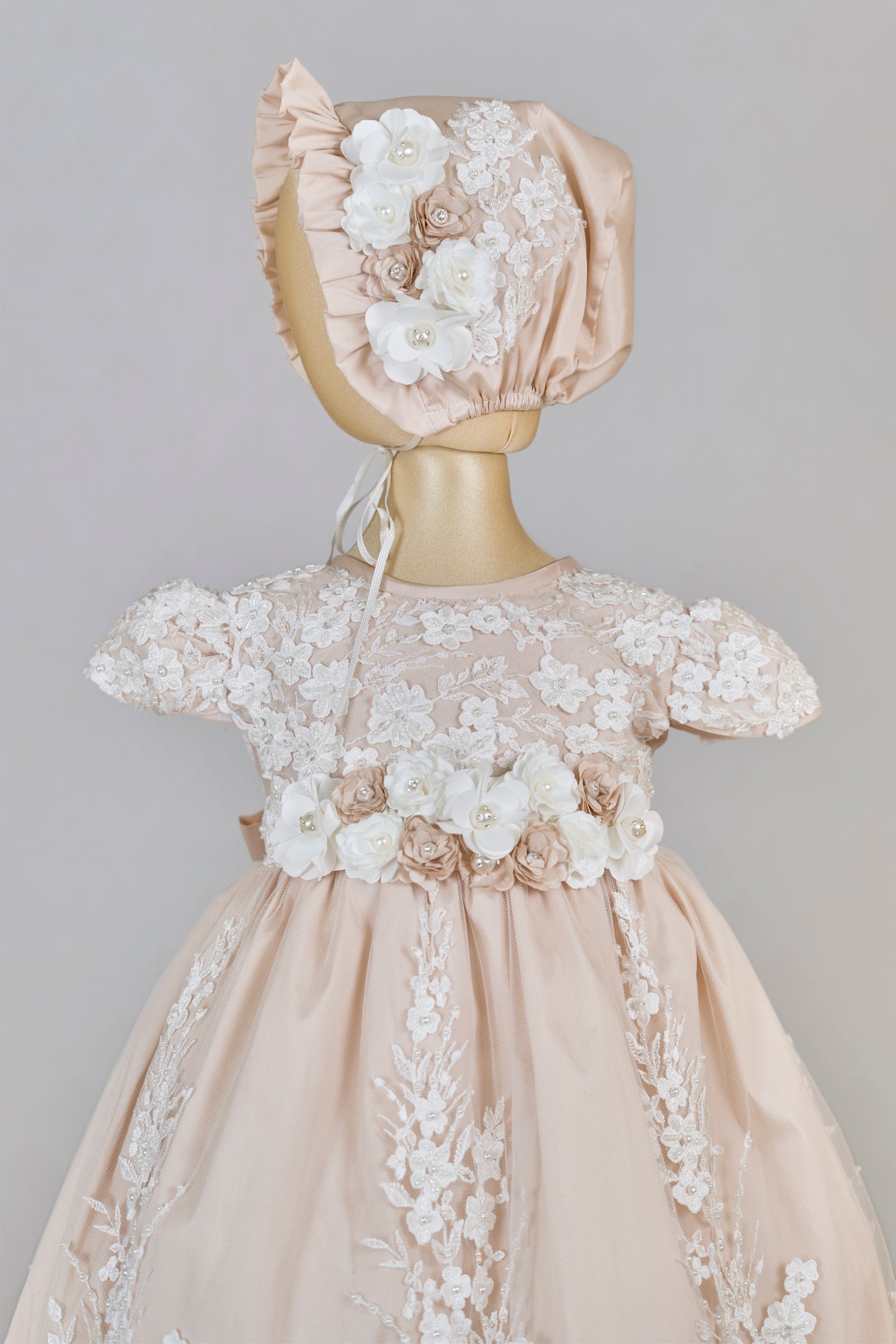 Ropón bautizo niña desmontable 145-Isabella