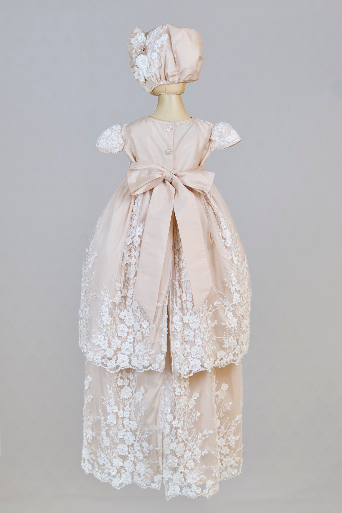 Ropón bautizo niña desmontable 145-Isabella