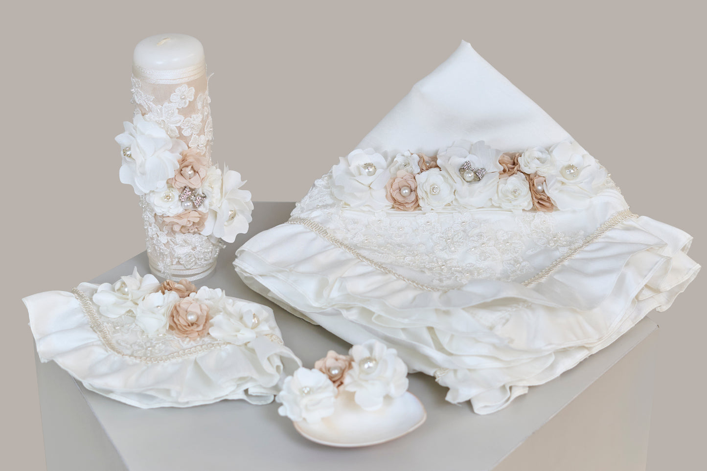 Ropón bautizo niña desmontable 145-Isabella