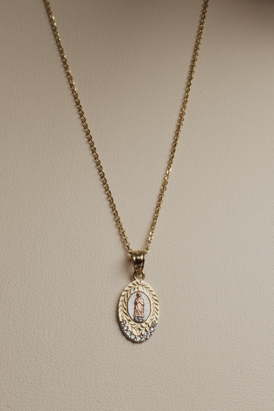 Medalla V. Guadalupe 1c 14k