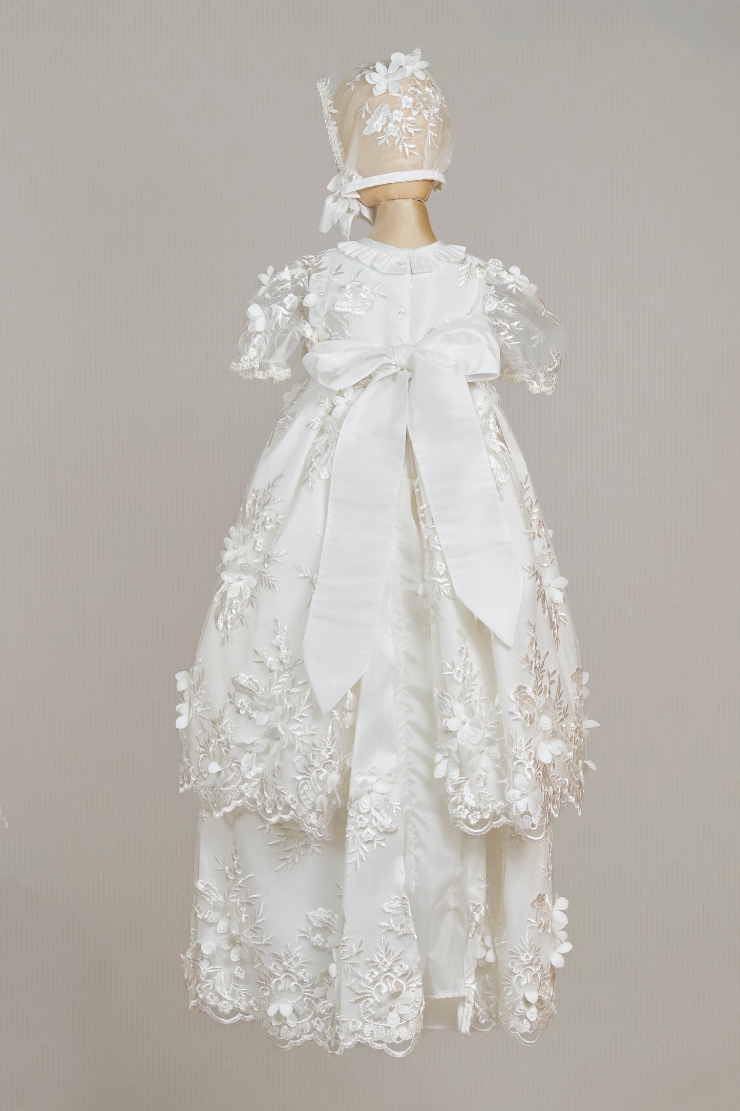 Ropón bautizo niña desmontable 12-Iliana