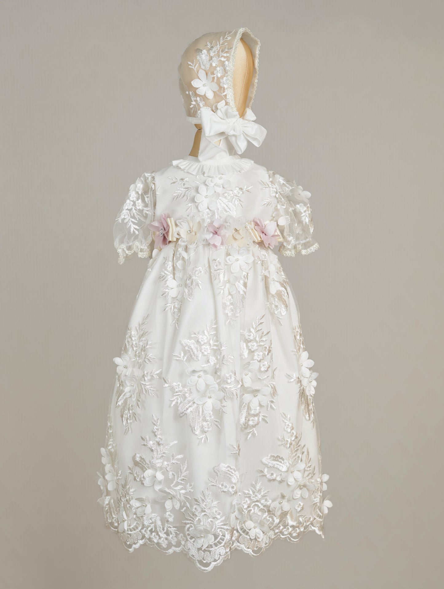 Ropón bautizo niña desmontable 12-Iliana