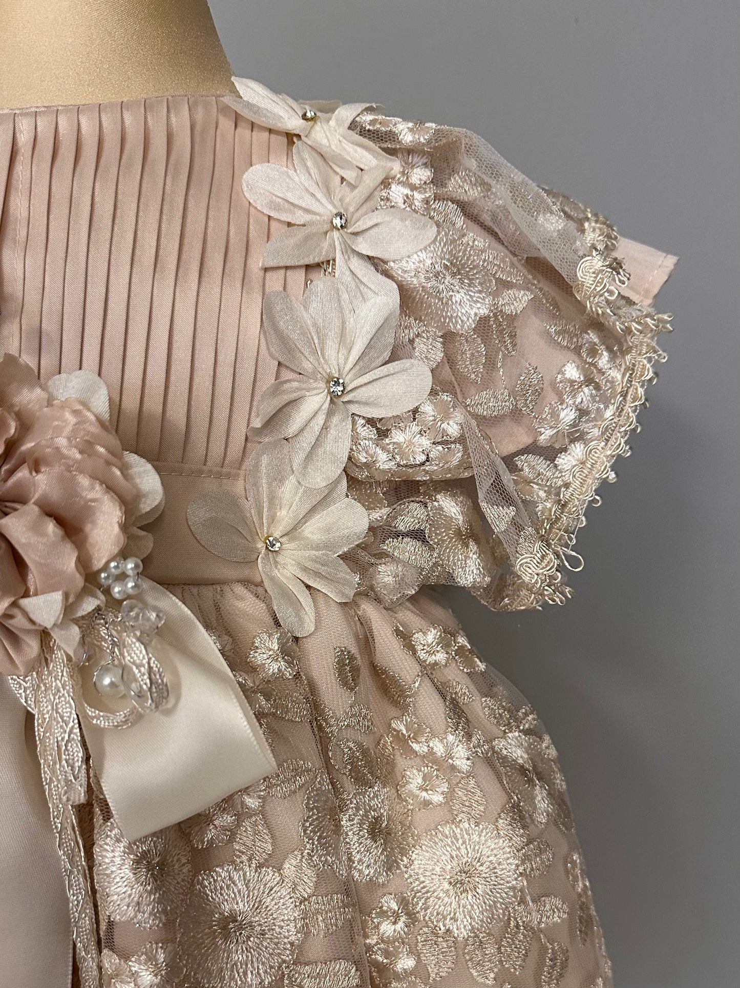 Ropón bautizo niña desmontable 209-Sara