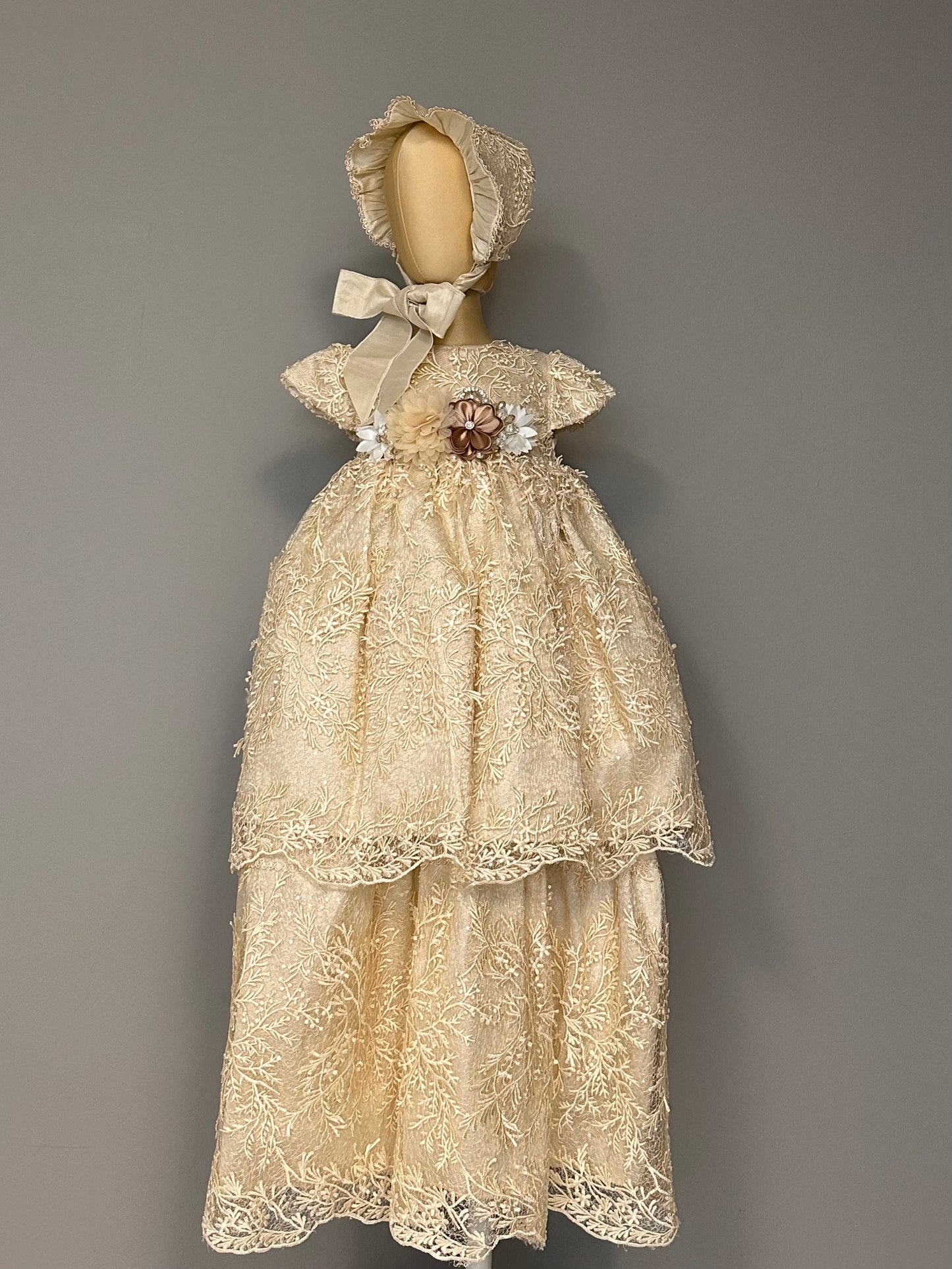 Ropón bautizo niña desmontable 93-Ivonne