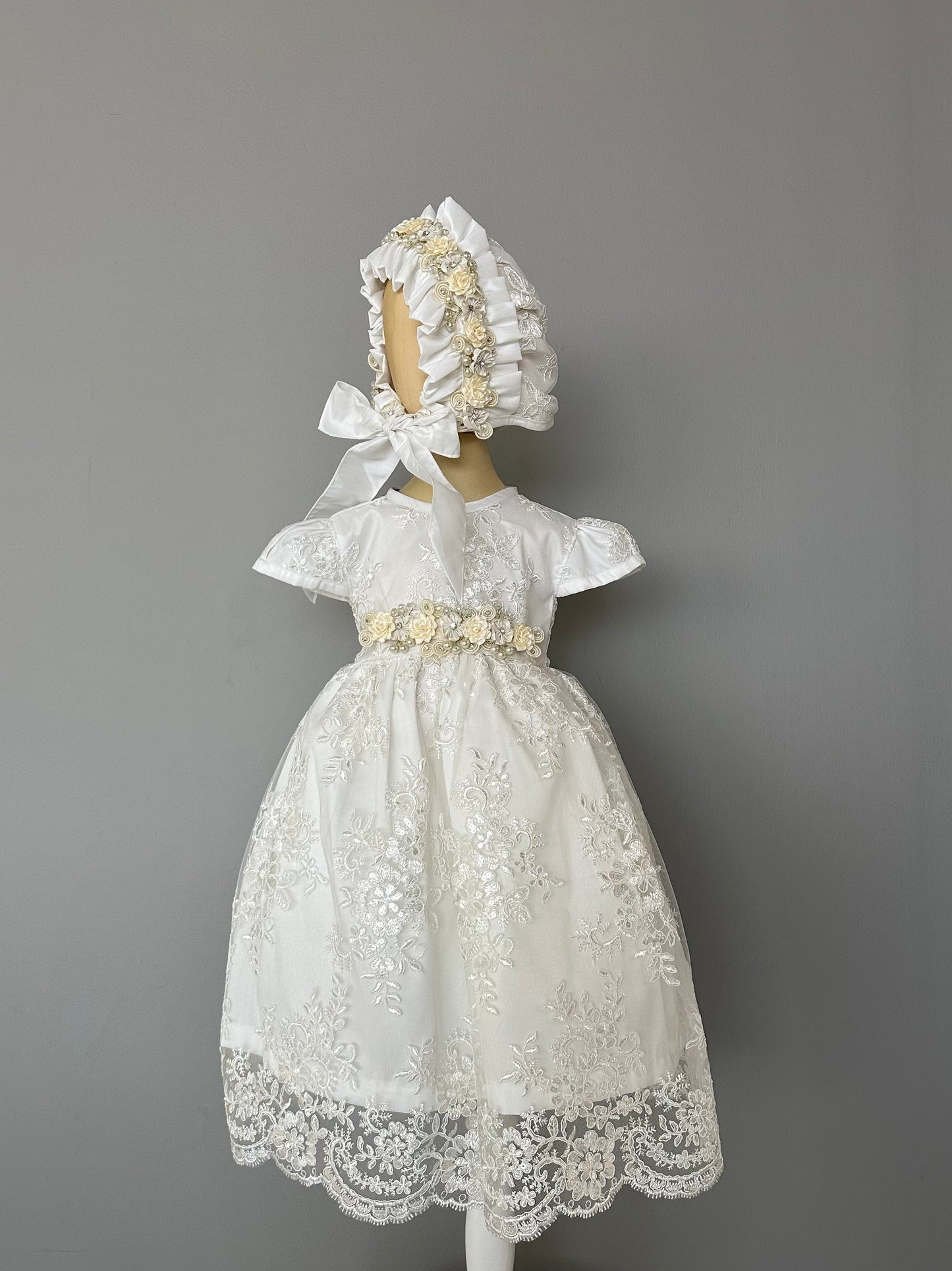 Ropón bautizo niña desmontable 85-Pao