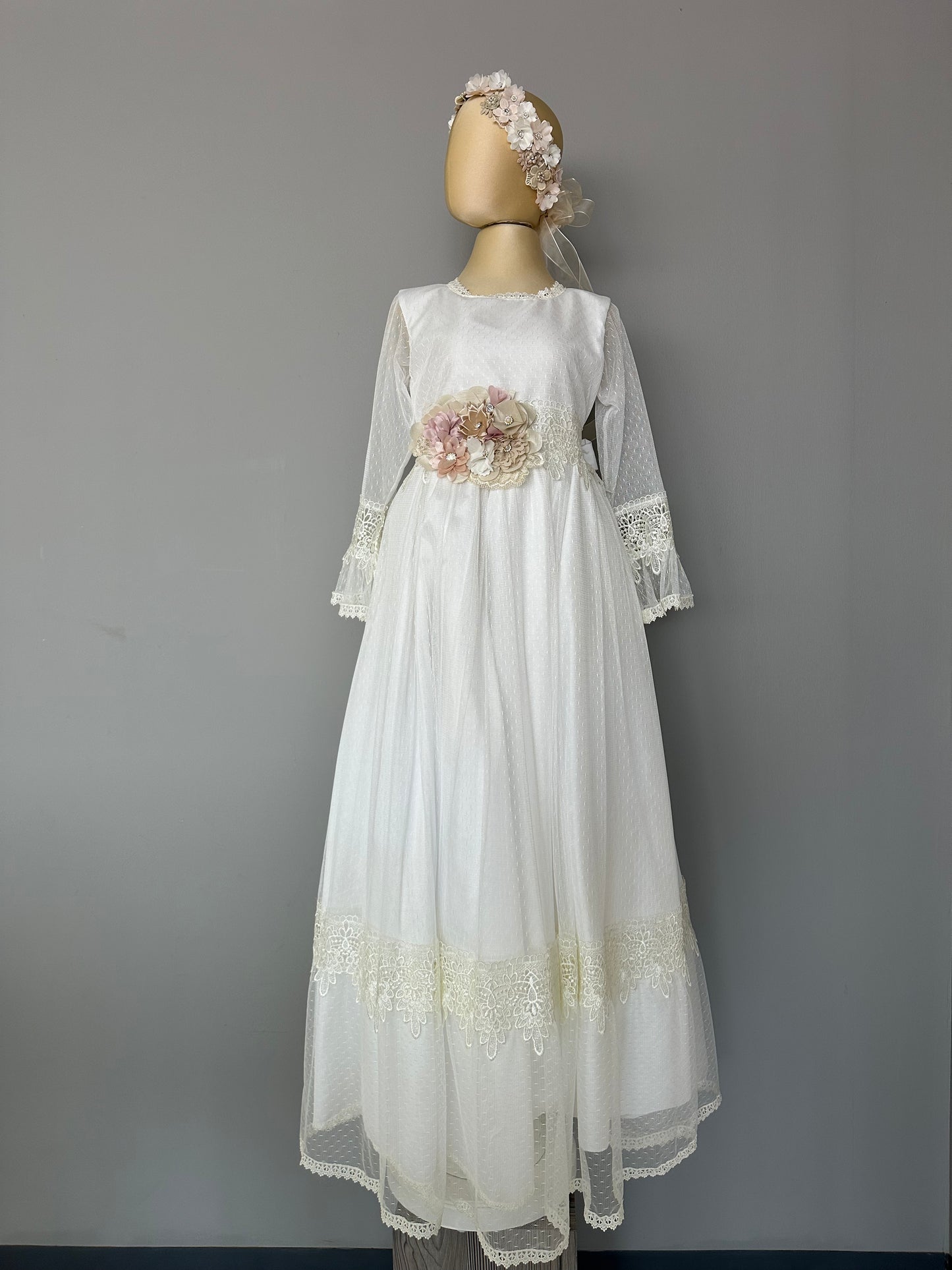 Vestido Primera Comunión 4-Lunares