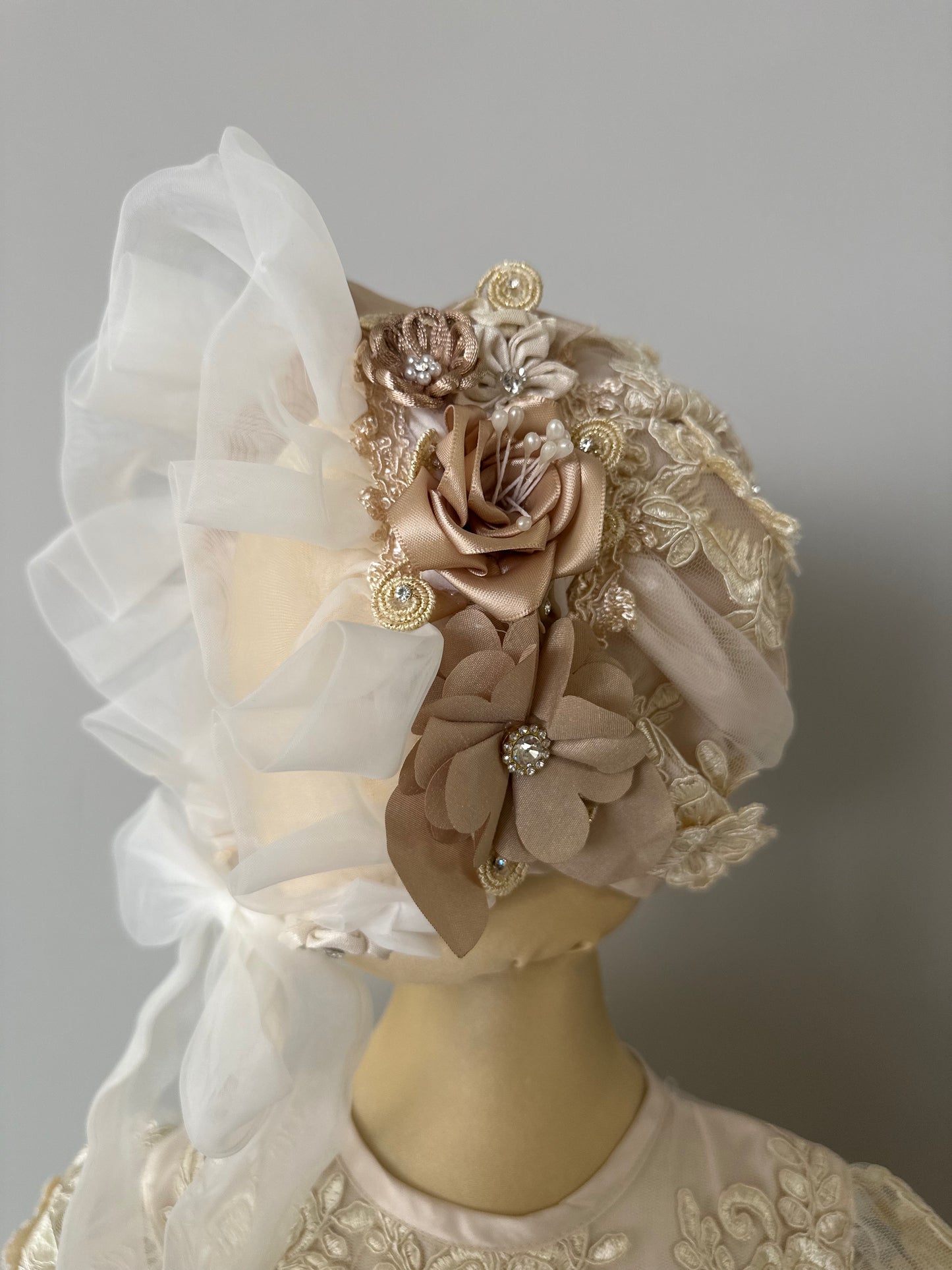 Ropón bautizo niña 1 pieza  85-Cecilia