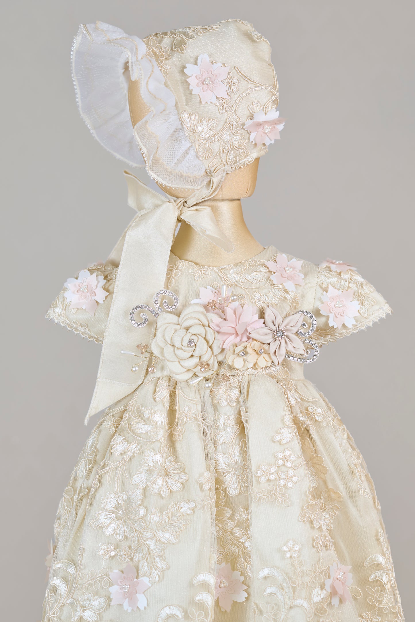 Ropón bautizo niña desmontable 93-Ingrid