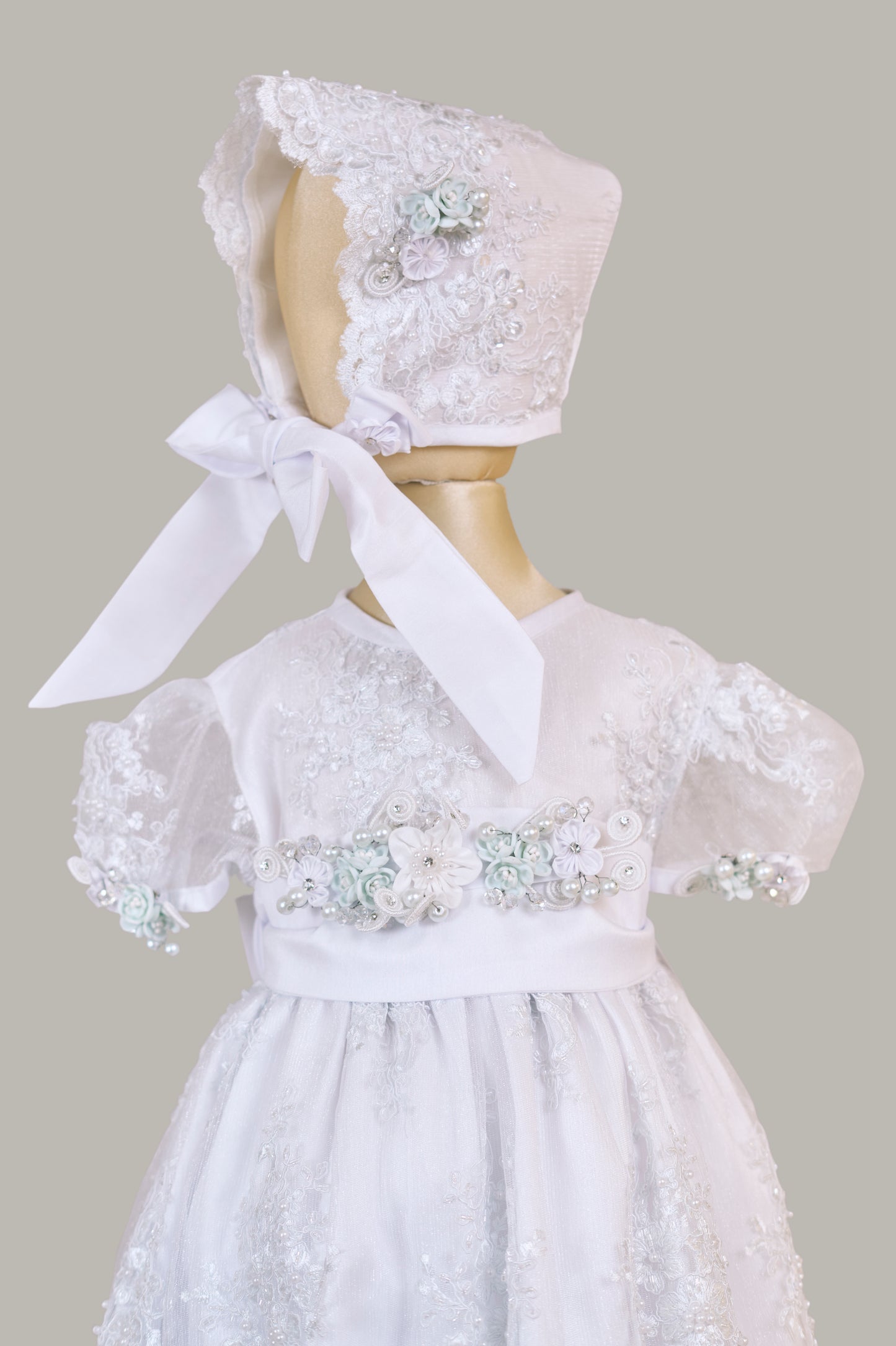Ropón bautizo niña desmontable 98-Isela