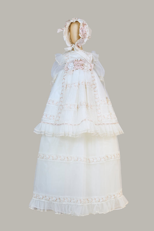 Ropón bautizo niña desmontable 146-Ilse