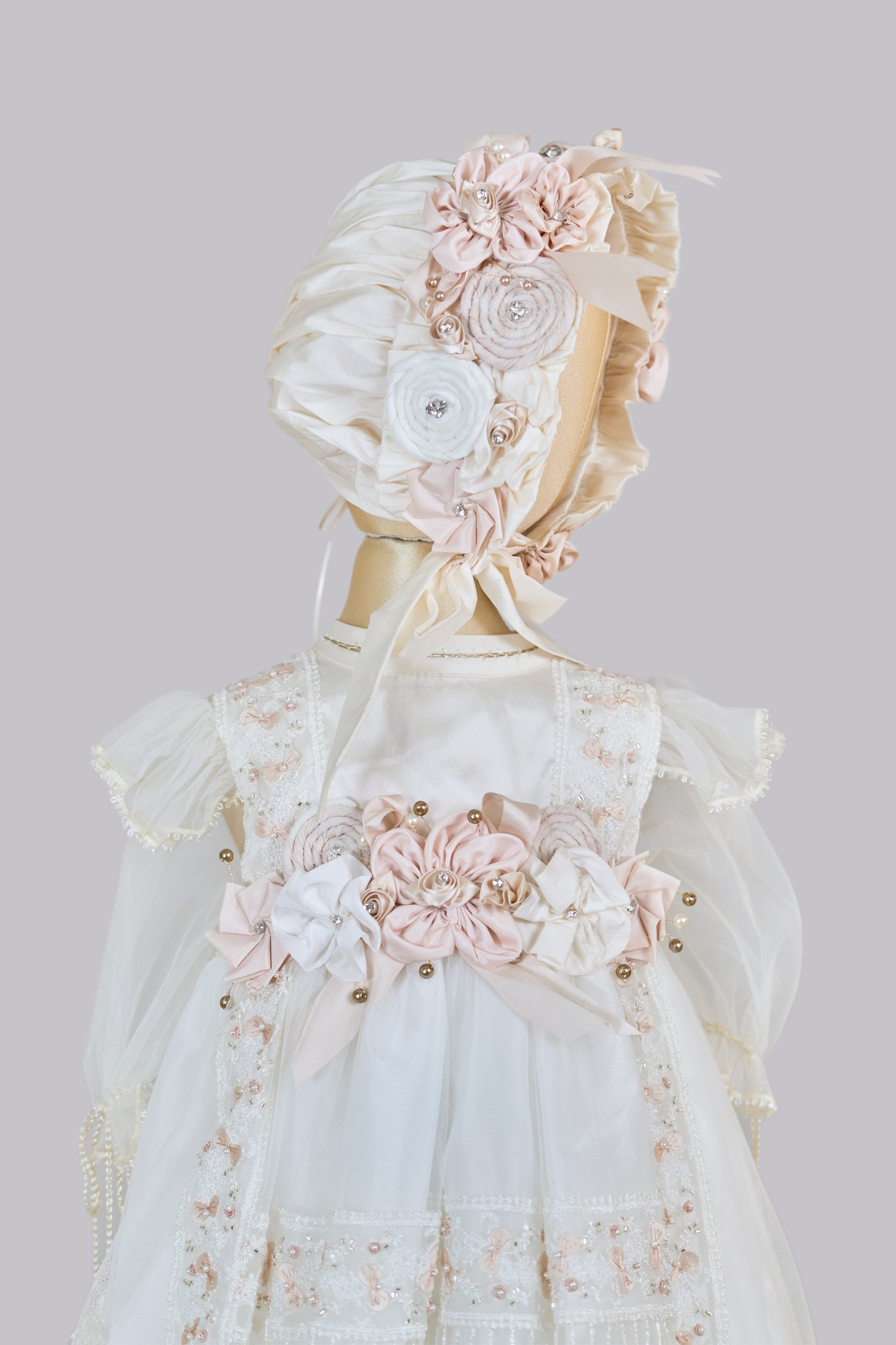 Ropón bautizo niña desmontable 146-Ilse