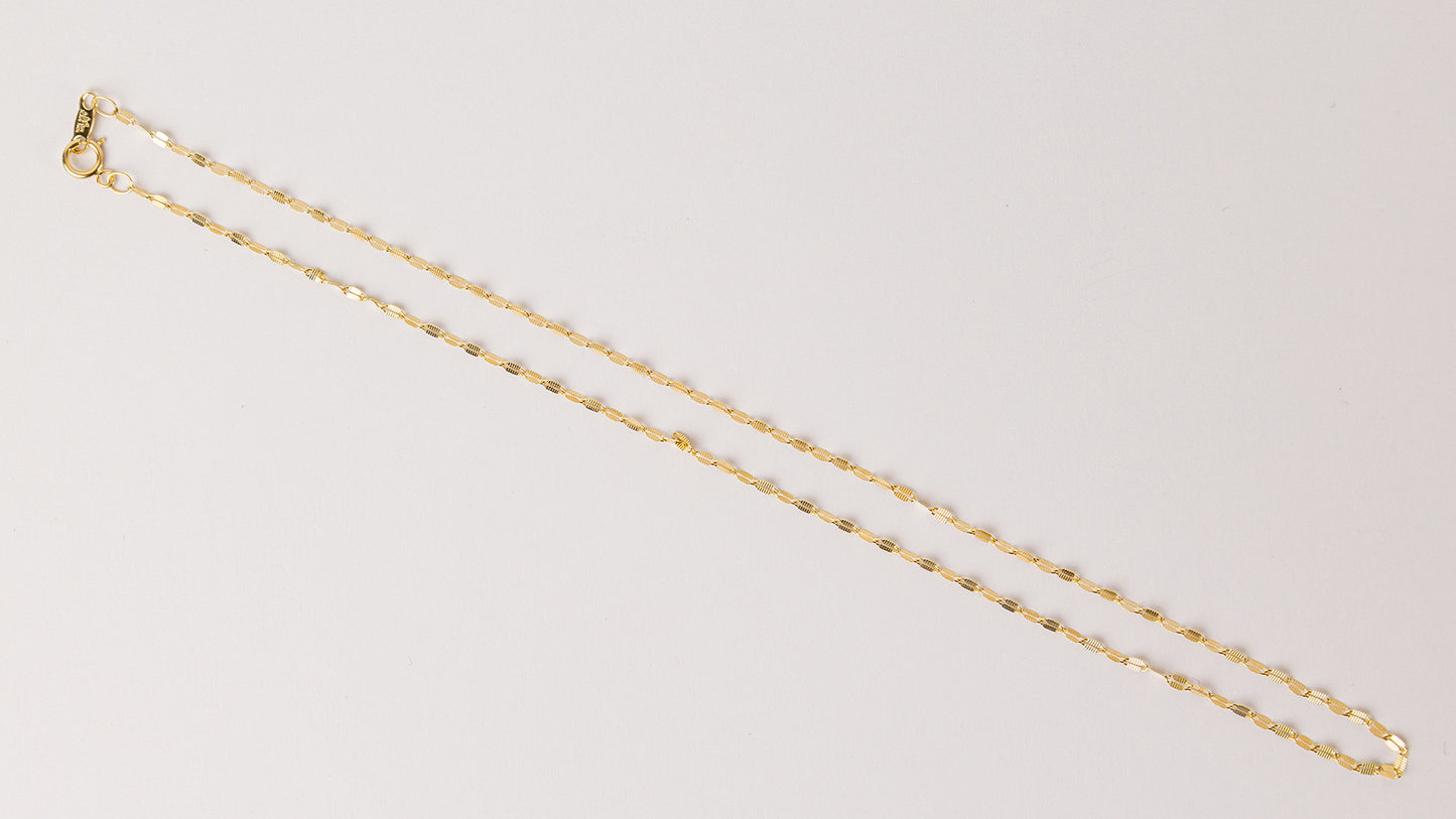 Cadena granito mate 10k