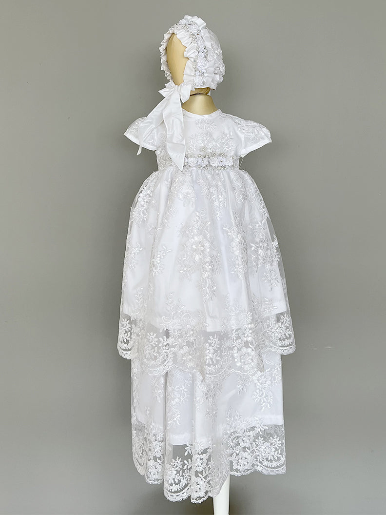 Ropón bautizo niña desmontable 85-Pao