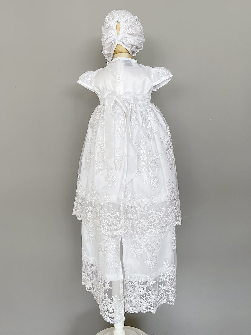 Ropón bautizo niña desmontable 85-Pao