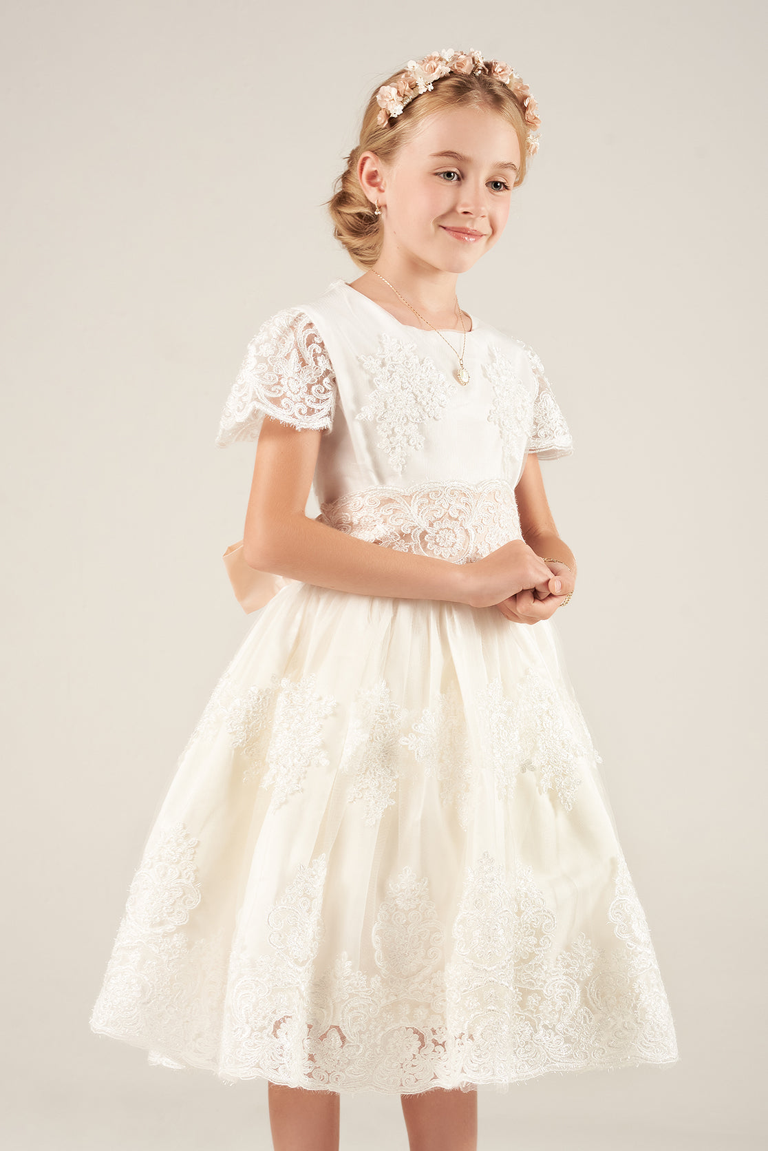 Vestido Primera Comunión 85-desmontable