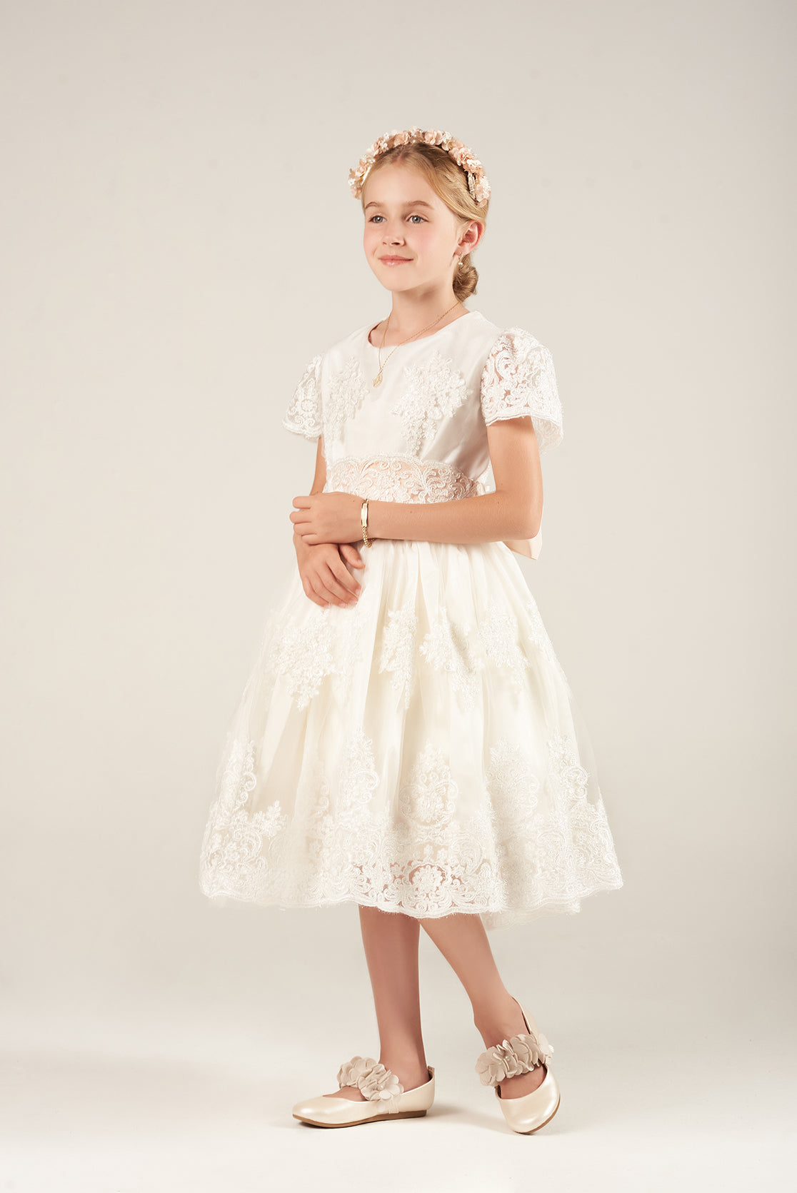 Vestido Primera Comunión 85-desmontable