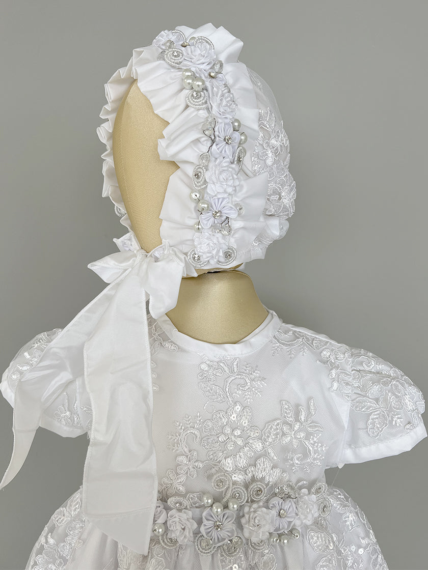 Ropón bautizo niña desmontable 85-Pao