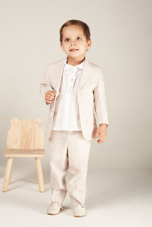 Traje lino 181-rayas