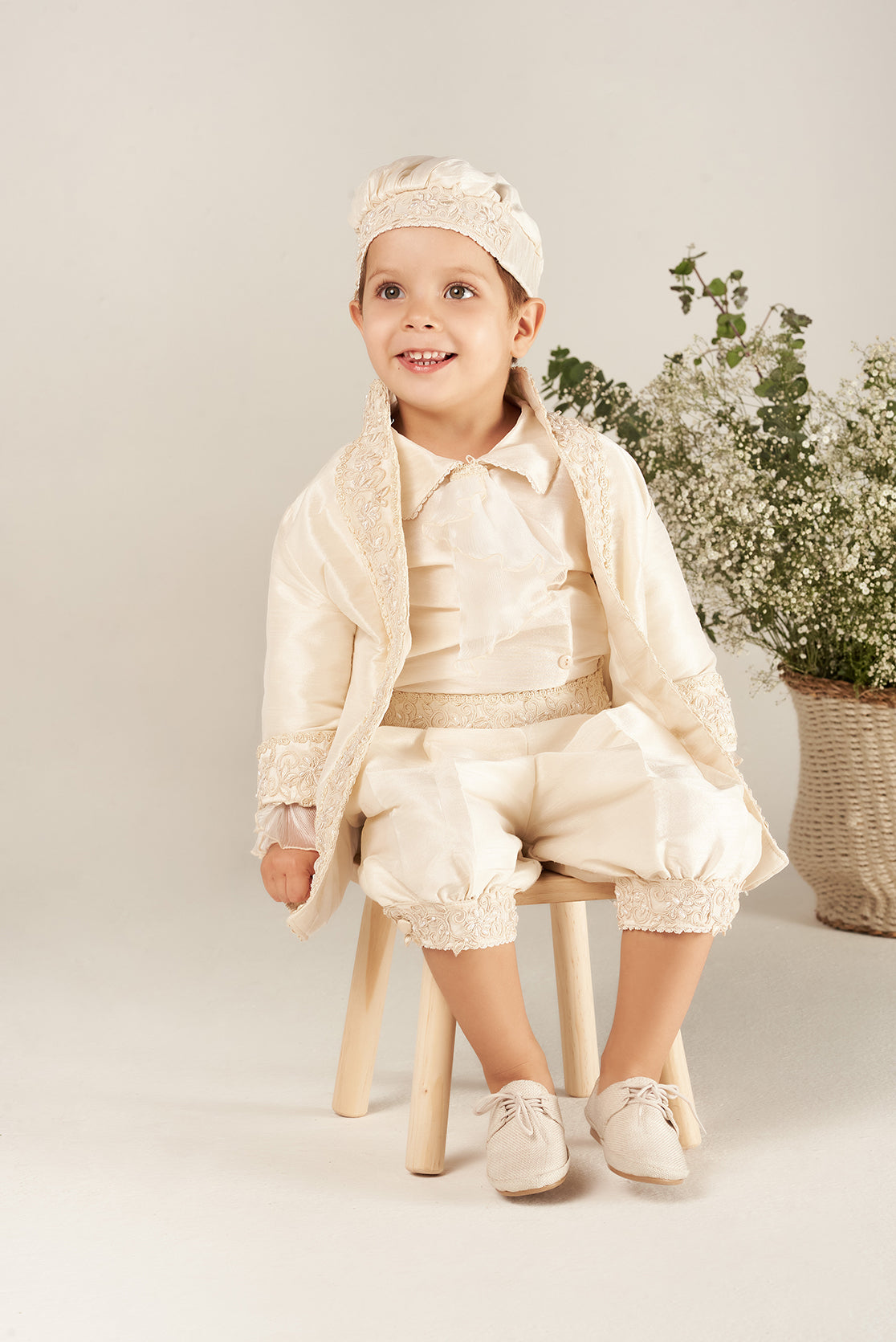 Ropón bautizo niño 85-Rey